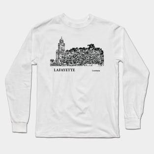 Lafayette Louisiana Long Sleeve T-Shirt